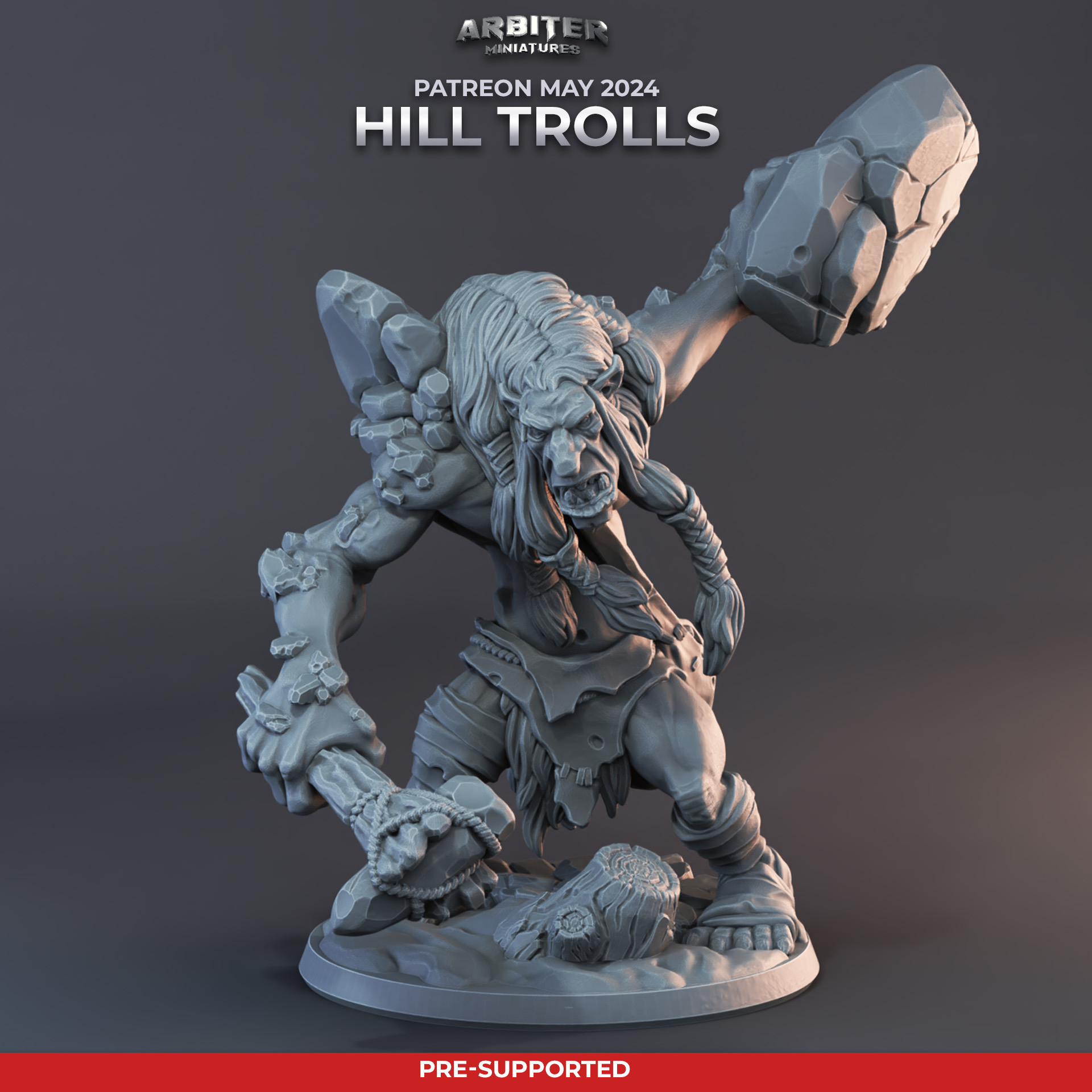 Pre-supported Troll 01